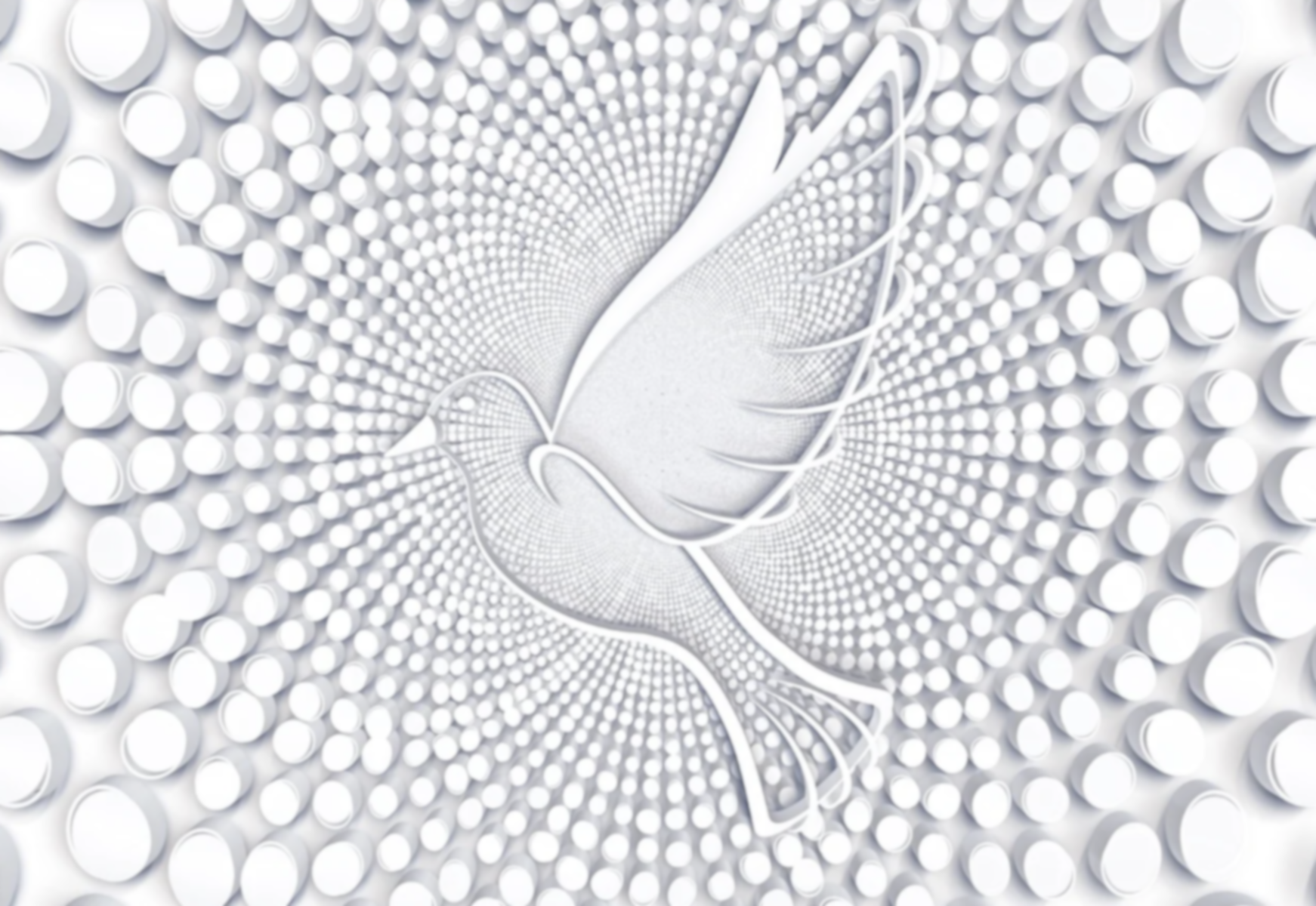 White Dove Illustration Symbolizing Defend International Mandate for Global Peace
